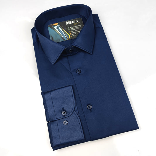 CHEMISE SLIM Bleu nuit